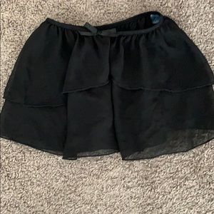 Black freestyle danskin ballet skirt